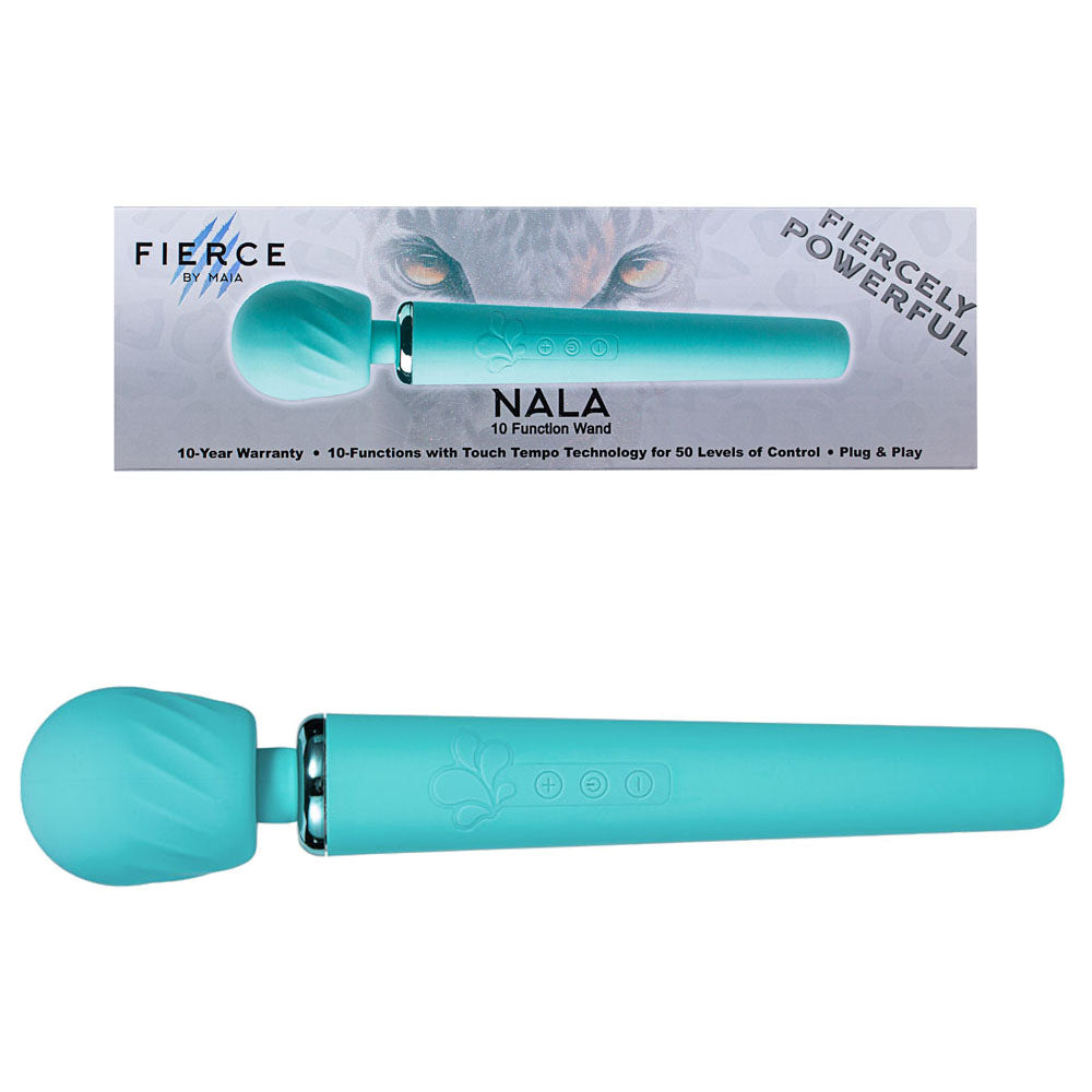 Maia NALA - Blue - Blue 30 cm USB Rechargeable Massage Wand - Just for you desires