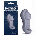 Techno - Molly - Grey USB Rechargeable Finger Stimulator with App Control - Just for you desires