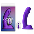 Colours Curve - Vibrating 6'' Dildo -  -  16.4 cm USB Rechargeable Vibrating Dildo with Wireless Remote - Just for you desires