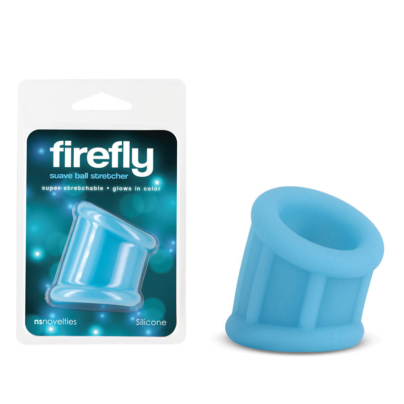 Firefly - Suave Ball Stretcher - Blue - Glow in Dark Blue Ball Stretcher - Just for you desires