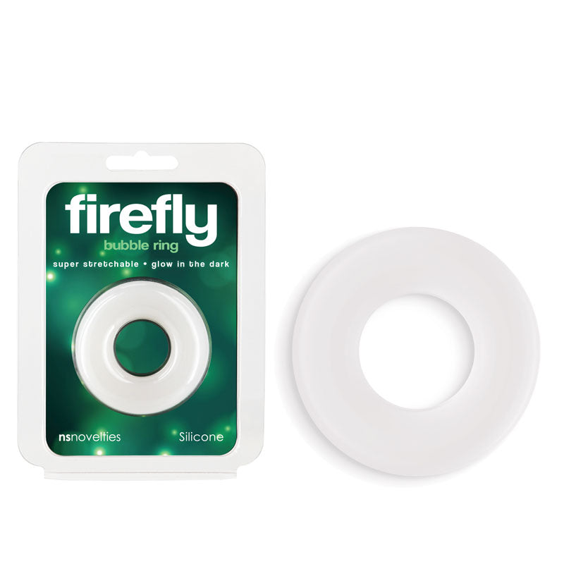 Firefly - Bubble Ring - Medium - Glow in Dark Medium Cock Ring - Just for you desires