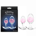 Glams Cosmic 2pc Kit -  - Clear/ Butt Plugs - Set of 2 Sizes - Just for you desires