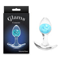 Glams Cosmic - Small -  - Clear/ 8.1 cm Small Butt Plug - Just for you desires