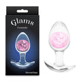 Glams Cosmic - Medium -  - Clear/ 9.5 cm Small Butt Plug - Just for you desires