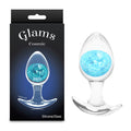 Glams Cosmic - Medium -  - Clear/ 9.5 cm Small Butt Plug - Just for you desires