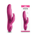 INYA Passion - Pink - Pink 22.2 cm USB Rechargeable Thrusting Rabbit Vibrator - Just for you desires
