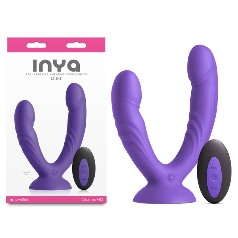 INYA Duet -  -  USB Rechargeable Vibrating Double Dildo with Wireless Remote - Just for you desires