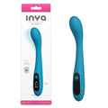 INYA Technica - Teal - Teal 19.2 cm USB Rechargeable Warming Vibrator - Just for you desires