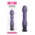 INYA Integra - Gray - Grey 18.2 cm USB Rechargeable Vibrator with Sliding Ring Shaft - Just for you desires