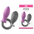 INYA InflataPlay - Pink - Pink 10.5 cm Inflatable Butt Plug - Just for you desires