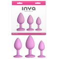 INYA Triple Ace Kit - Blush -  Butt Plugs - Set of 3 Sizes - Just for you desires