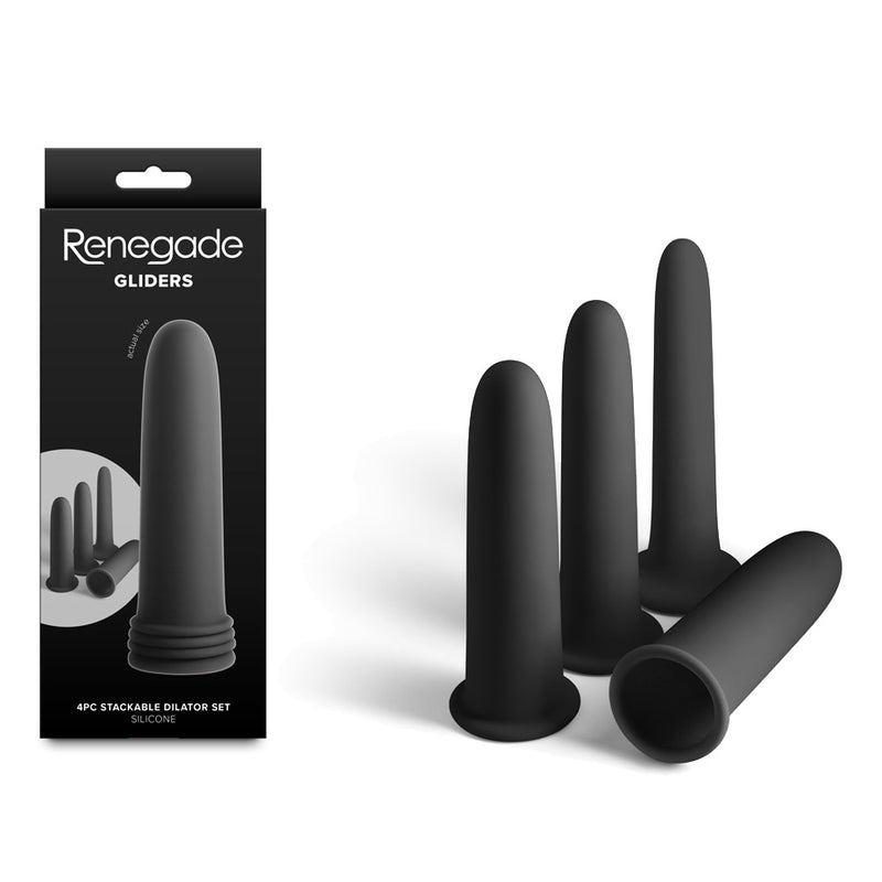 Renegade Gliders -  -  Anal Dilators - Set of 4 - Just for you desires