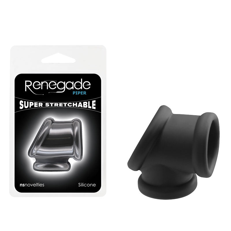 Renegade Piper - Black - Black Cock & Balls Tube - Just for you desires
