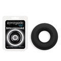 Renegade Fireman Ring - Medium - Black - Black Medium Cock Ring - Just for you desires