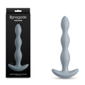 Renegade Vantage - Grey - Grey 20.6 cm USB Rechargeable Vibrating Anal Beads - Just for you desires