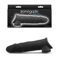 Renegade Annex - Thin - Black - Black 19.4 cm Penis Extender Sleeve - Just for you desires