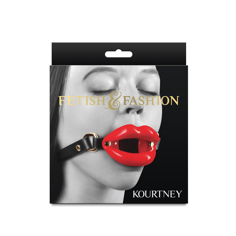 Fetish & Fashion - Kourtney - Red Lips Open Mouth Restraint - Just for you desires