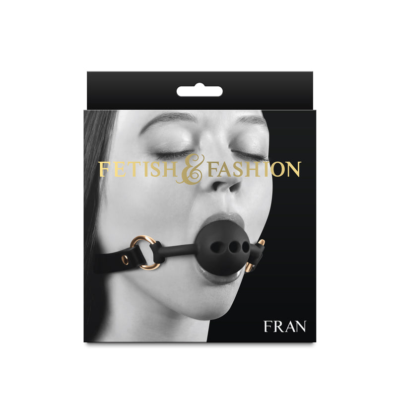 Fetish & Fashion - Fran - Black Breathable Mouth Restraint - Just for you desires