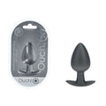 OUCH! Anal Plug - Large - Gun Metal - Gun Metal Grey 8.9 cm Large Butt Plug - Just for you desires