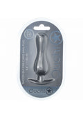 OUCH! Curvy Anal Plug - Gun Metal - Gun Metal Grey 11.7 cm Butt Plug - Just for you desires