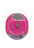 OUCH! Heavy-Duty Fluffy Cuffs - Pink - Pink Fluffy Restraints - Just for you desires