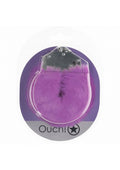 OUCH! Heavy-Duty Fluffy Cuffs - Purple - Purple Fluffy Restraints - Just for you desires