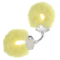 OUCH! Heavy-Duty Fluffy Cuffs - Yellow - Yellow Fluffy Restraints - Just for you desires