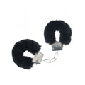 OUCH! Classic Fluffy Cuffs - Black - Black Fluffy Restraints - Just for you desires