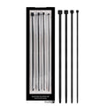 OUCH! Urethral Sounding Dilator Set - Black Silicone Urethral Sound Set - Just for you desires