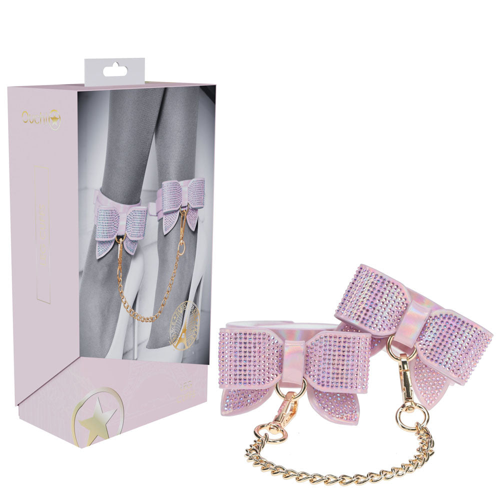 Ouch! Paris Collection Leg Cuffs Pink - Just for you desires