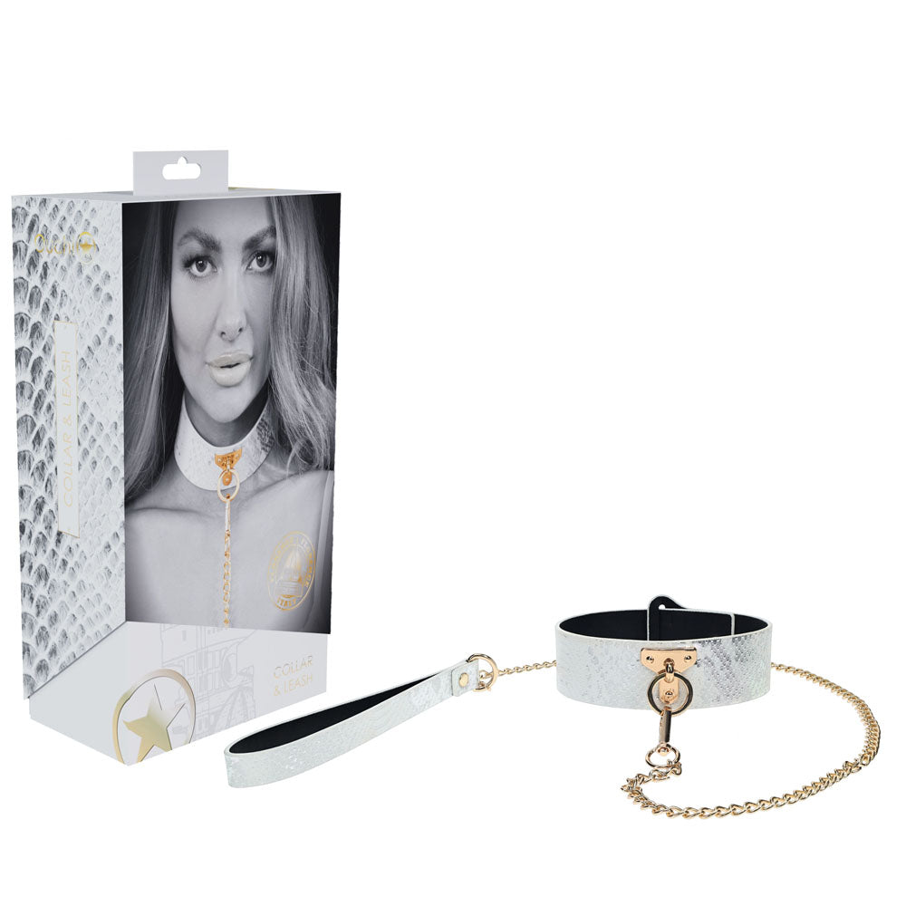 Ouch! Florence Collection Collar With Leash - Just for you desires