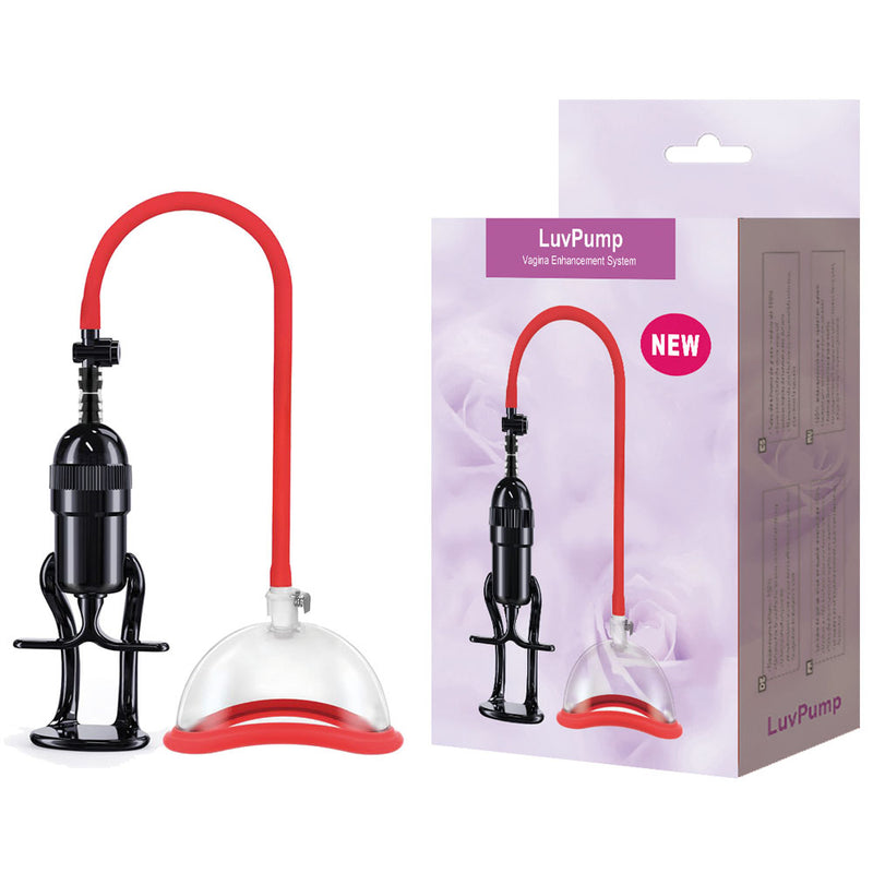 LuvPump Vagina Enhancement System - Clear/Red Vagina Pump - Just for you desires