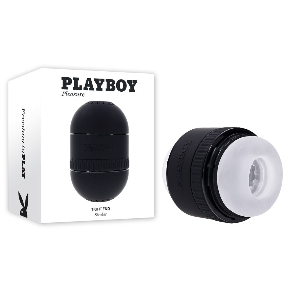 Playboy Pleasure TIGHT END - Clear Dual Ended Stroker - Just for you desires