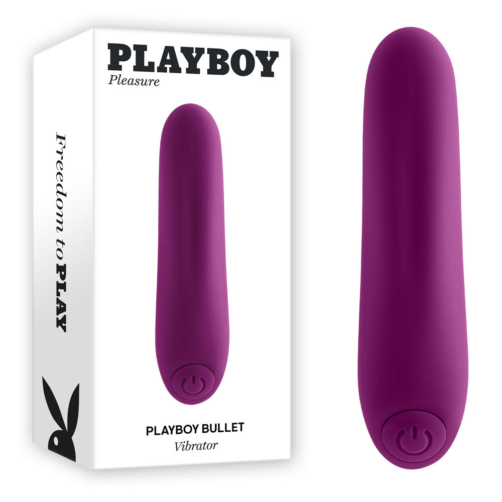 Playboy Pleasure PLAYBOY BULLET - Purple 9 cm USB Rechargeable Bullet - Just for you desires