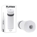 Playboy Pleasure TWIST & STROKE - White USB Rechargeable Heating Stroker with UV Cleaning - Just for you desires