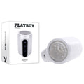 Playboy Pleasure SPIN DOCTOR - White USB Rechargeable Vibrating & Spinning Stroker - Just for you desires