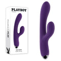 Playboy Pleasure NEW CRUSH - Purple 20.6 cm USB Rechargeable Rabbit Vibrator - Just for you desires