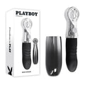 Playboy Pleasure BON VOYAGE - /Chrome 18.7 cm USB-C Rechargeable Tapping Vibrator - Just for you desires
