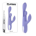 Playboy Pleasure NUBBIN RUBBIN -  24.1 cm USB Rechargeable Thrusting Rabbit Vibrator - Just for you desires