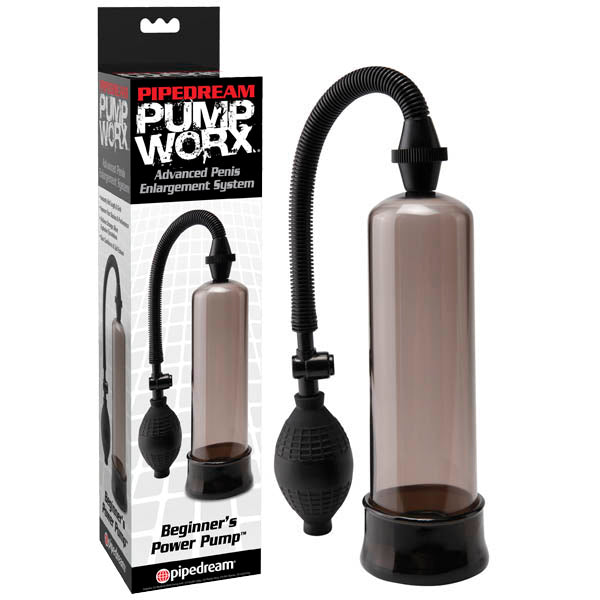 Pump Worx Beginner's Power Pump - Smoke Penis Pump - Just for you desires