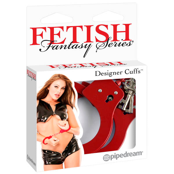 Fetish Fantasy Series Designer Cuffs - Red Hand Cuffs - Just for you desires