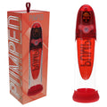PUMPED Aqua-Pro Auto Pump - Red - Red/Clear USB Rechargeable AI-Enabled Submersible Auto Penis Pump - Just for you desires
