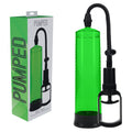 PUMPED Basic Pump 2 - Green - Green Penis Pump - Just for you desires