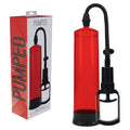 PUMPED Basic Pump 2 - Red - Red Penis Pump - Just for you desires