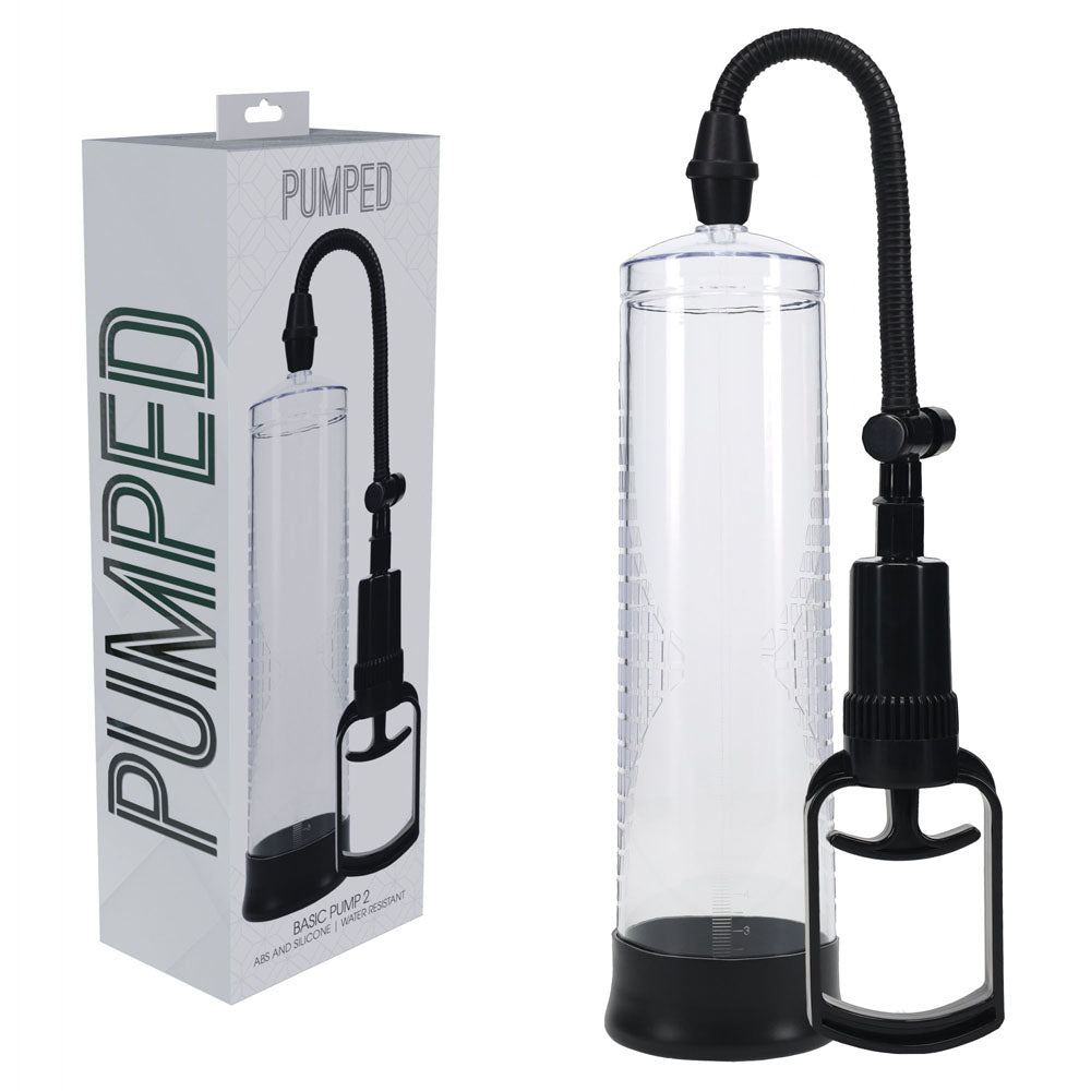 PUMPED Basic Pump 2 - Transparent - Clear Penis Pump - Just for you desires