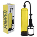PUMPED Basic Pump 2 - Yellow - Yellow Penis Pump - Just for you desires