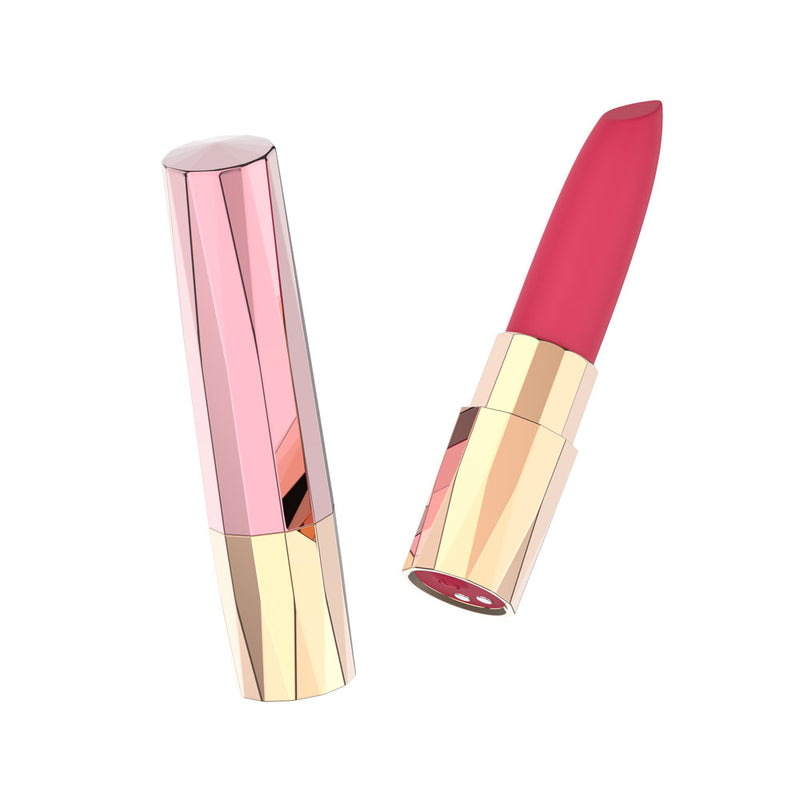 Passion Play Rechargeable Lipstick Vibe - /Gold 9.6 cm USB Rechargeable Lipstick Bullet Vibrator - Just for you desires