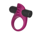 Passion Play Silicone Vibrating Cockring -  USB Rechargeable Vibrating Penis Ring - Just for you desires