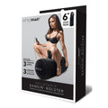 Whipsmart Inflatable Bangin Bolster - Black Inflatable Cushion with 6'' Vibrating Dong - Just for you desires