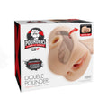 PDX Plus Double Pounder Vibrating Squeeze Stroker -  -  USB Rechargeable Vibrating Vagina Stroker - Just for you desires